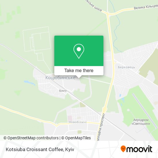 Kotsiuba Croissant Сoffee map