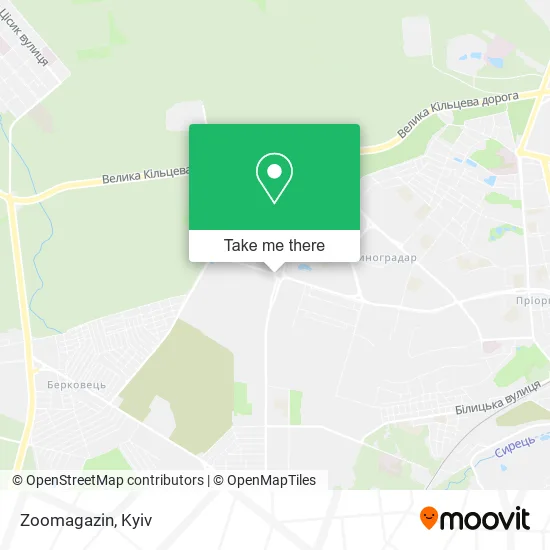 Карта Zoomagazin