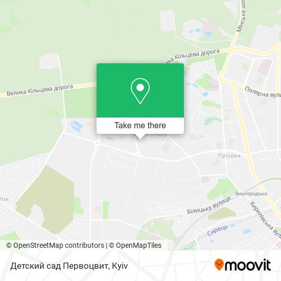 Детский сад Первоцвит map