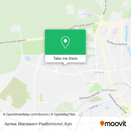 Артем, Масажист-Реабілітолог map
