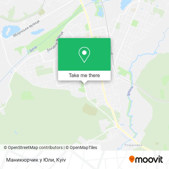 Карта Маникюрчик у Юли