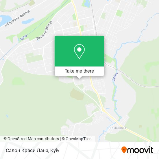 Карта Салон Краси Лана