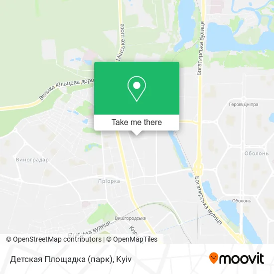 Карта Детская Площадка (парк)