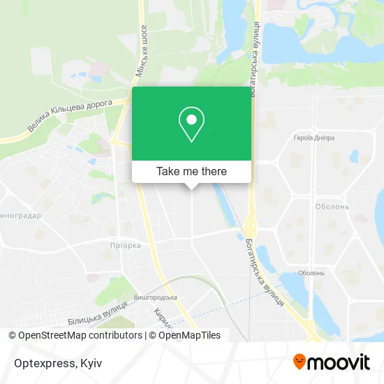 Карта Optexpress