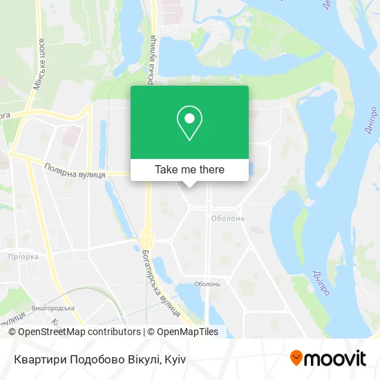Квартири Подобово Вікулі map