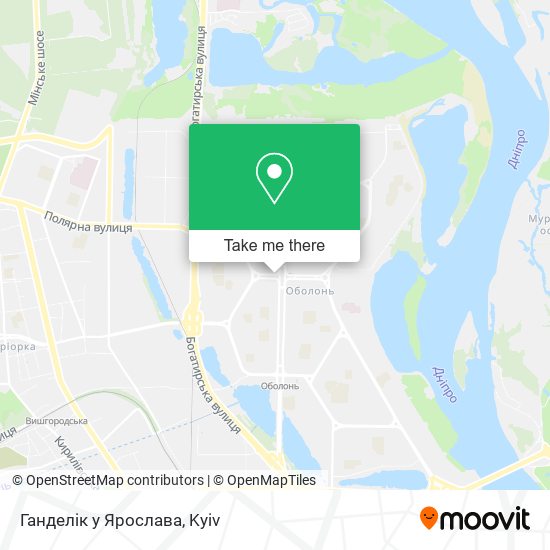 Ганделік у Ярослава map