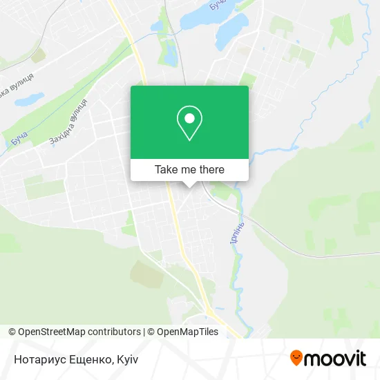 Карта Нотариус Ещенко