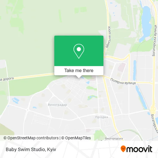 Карта Baby Swim Studio