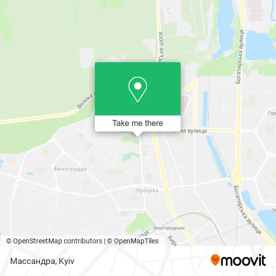 Карта Массандра