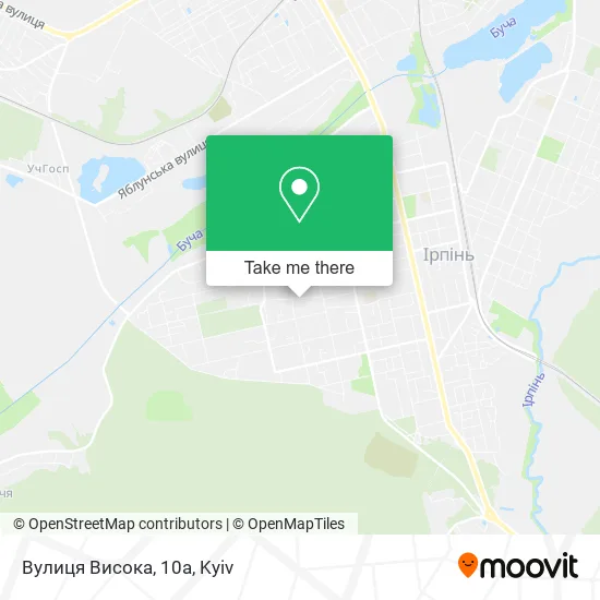 Вулиця Висока, 10а map
