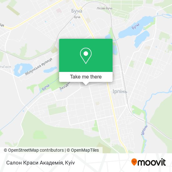 Карта Салон Краси Академія