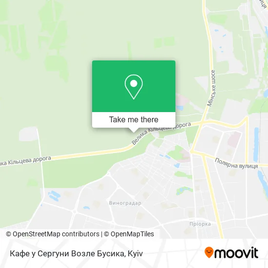 Кафе у Сергуни Возле Бусика map