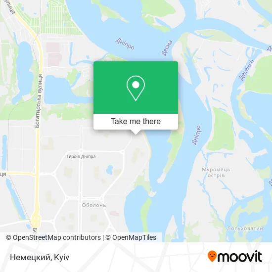 Карта Немецкий