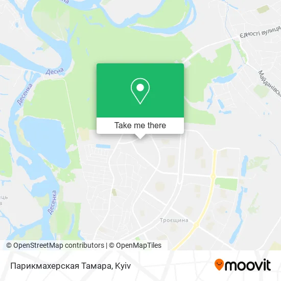 Карта Парикмахерская Тамара
