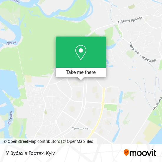 Карта У Зубах в Гостях