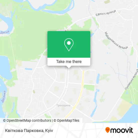 Карта Квіткова Парковка