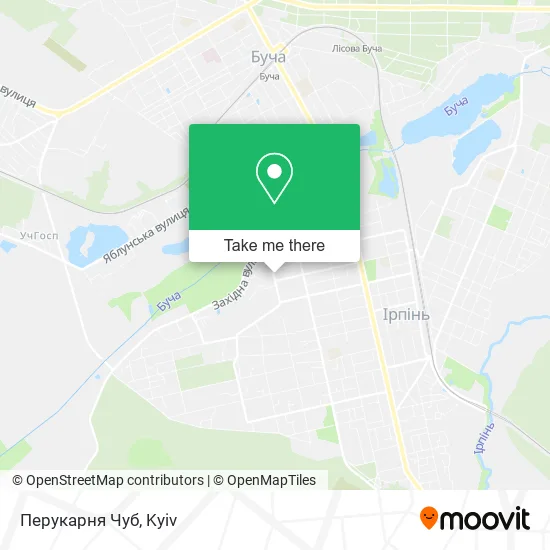 Карта Перукарня Чуб