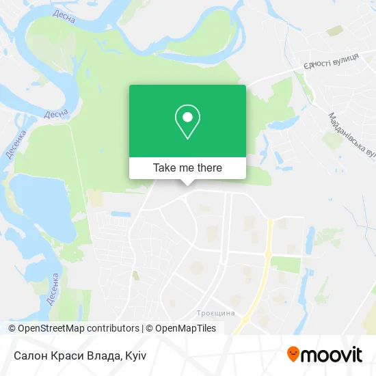 Карта Салон Краси Влада