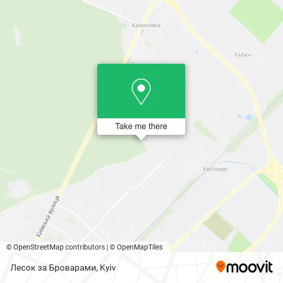 Карта Лесок за Броварами
