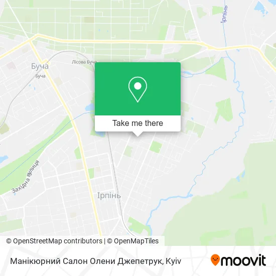 Карта Манікюрний Салон Олени Джепетрук