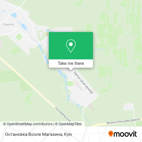 Карта Остановка Возле Магазина