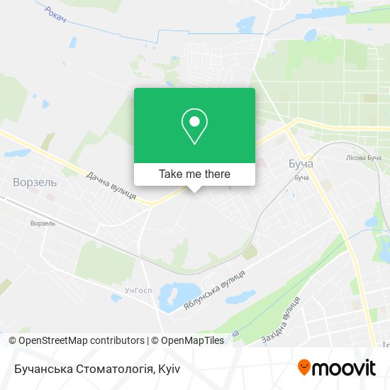 Бучанська Стоматологія map