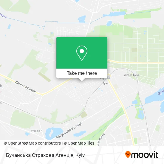 Бучанська Страхова Агенція map