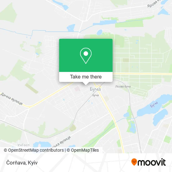 Карта Čorňava