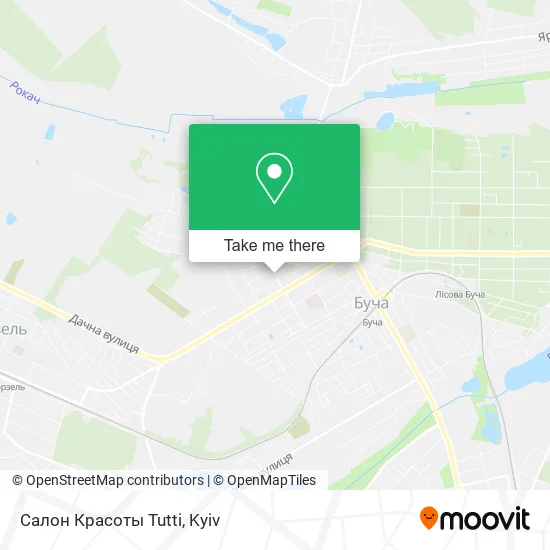 Карта Салон Красоты Tutti