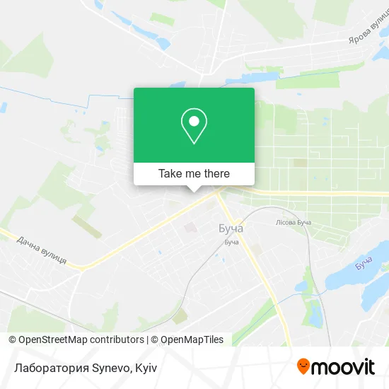Лаборатория Synevo map