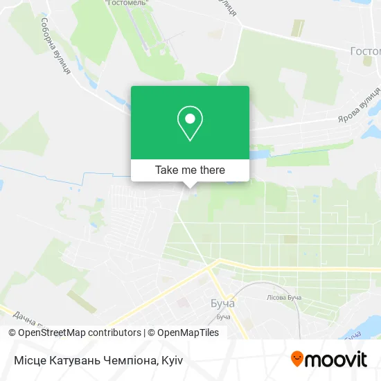 Місце Катувань Чемпіона map