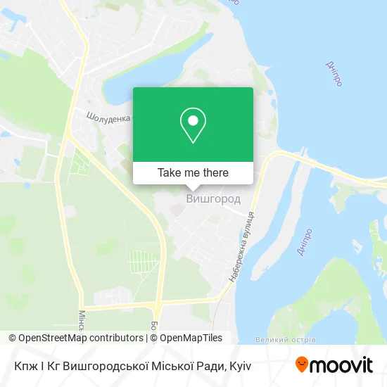 Карта Кпж І Кг Вишгородської Міської Ради
