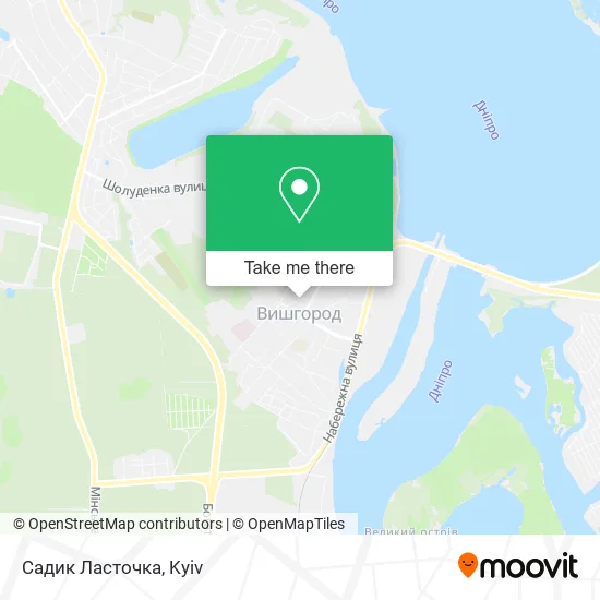 Карта Садик Ласточка