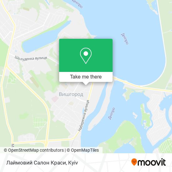 Карта Лаймовий Салон Краси
