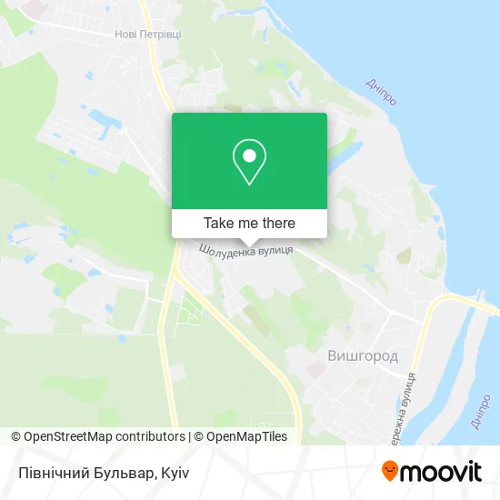 Карта Північний Бульвар