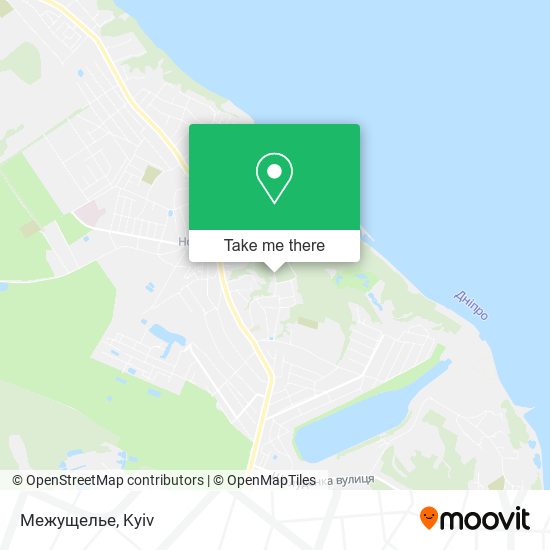 Карта Межущелье