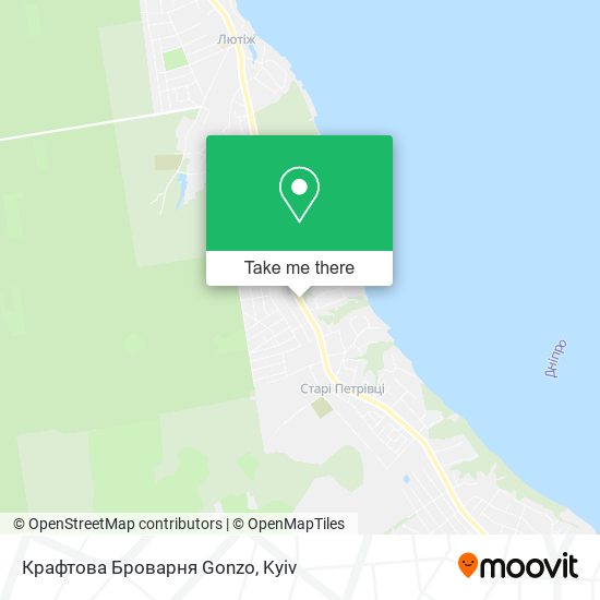Крафтова Броварня Gonzo map