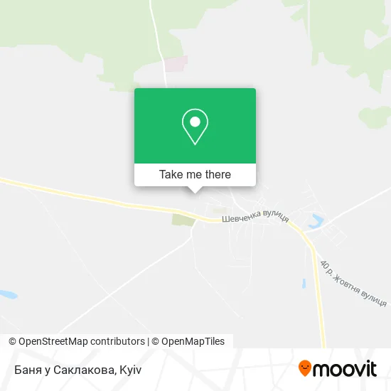 Карта Баня у Саклакова