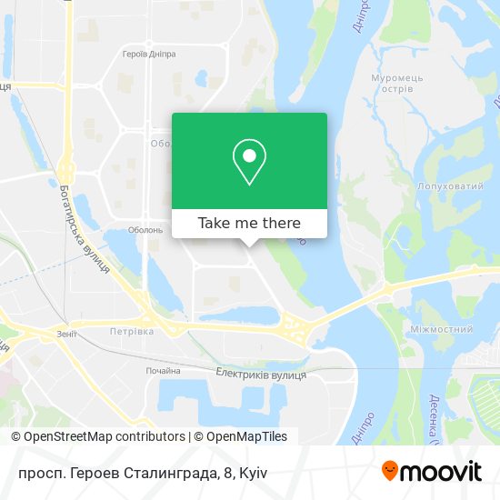 просп. Героев Сталинграда, 8 map