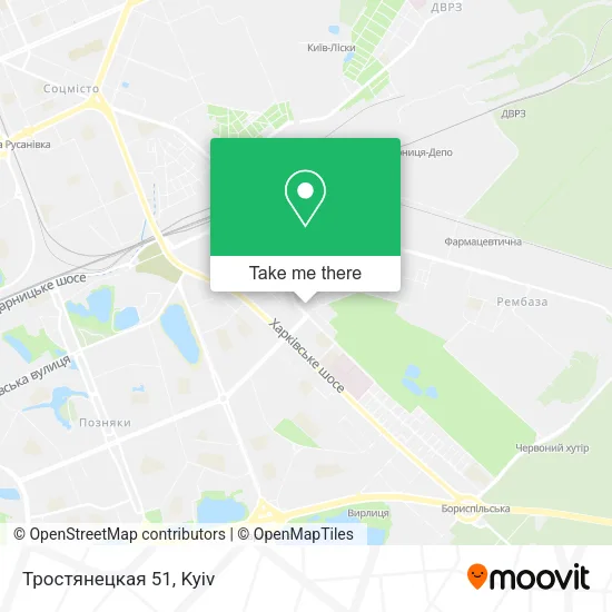 Карта Тростянецкая 51