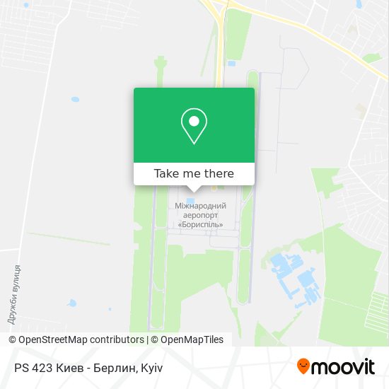 PS 423 Киев - Берлин map