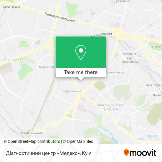 Діагностичний центр «Медекс» map
