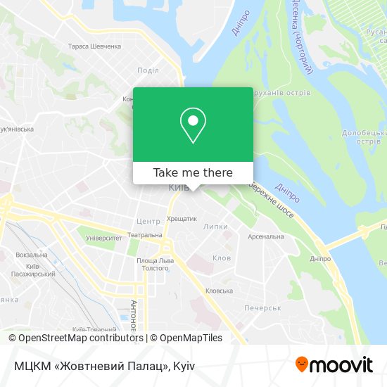 МЦКМ «Жовтневий Палац» map