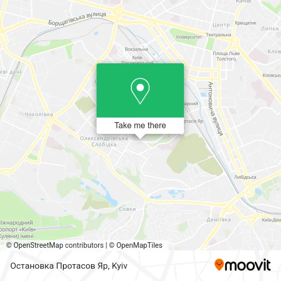 Карта Остановка Протасов Яр