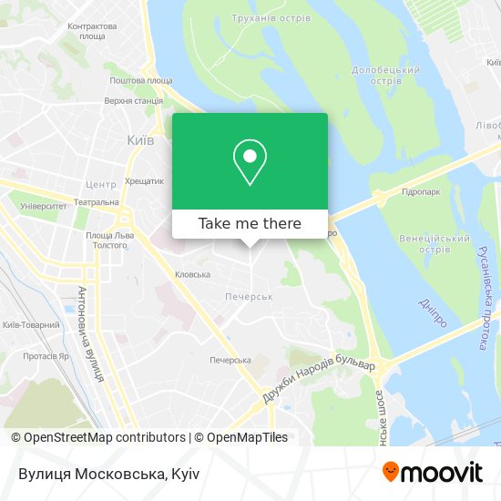 Вулиця Московська map