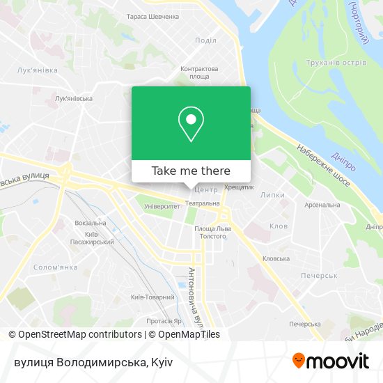 вулиця Володимирська map