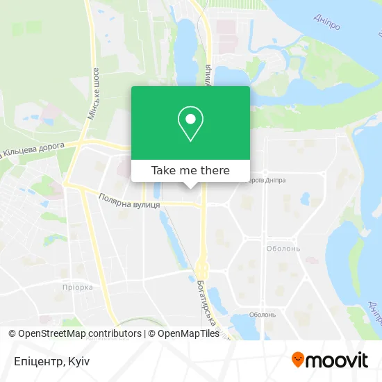 Епіцентр map