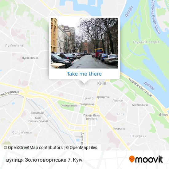 вулиця Золотоворітська 7 map