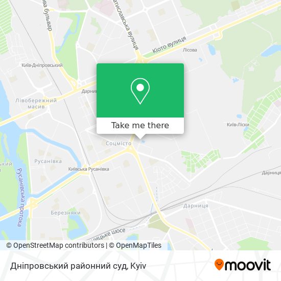 Дніпровський районний суд map