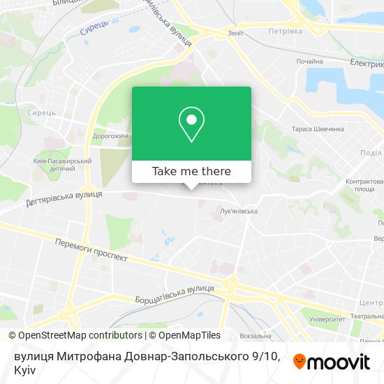 вулиця Митрофана Довнар-Запольського 9 / 10 map